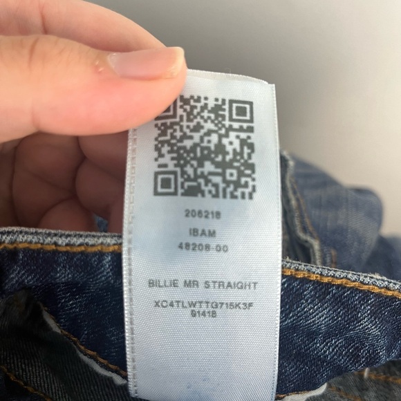 True Religion Billie Mid Rise Straight Jeans size 33 - Picture 8 of 8